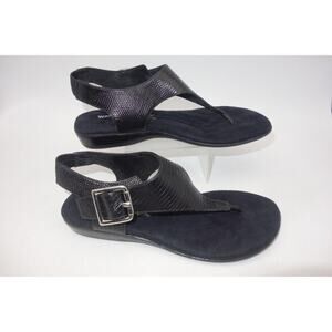 NEW Walking Cradles Leather Sandals Black Leather Women's 6.5
